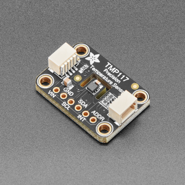 디바이스마트,MCU보드/전자키트 > 센서모듈 > 온도/습도 > 온도센서,Adafruit,Adafruit TMP117 ±0.1°C High Accuracy I2C Temperature Sensor - STEMMA QT / Qwiic [ada-4821],± 0.1°C 고정밀 I2C 온도 센서 / 16 비트 / 0.0078°C의 측정 분해능 /  5V,3.3V 로직 과의 호환