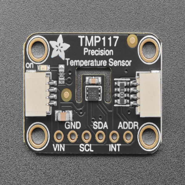 디바이스마트,MCU보드/전자키트 > 센서모듈 > 온도/습도 > 온도센서,Adafruit,Adafruit TMP117 ±0.1°C High Accuracy I2C Temperature Sensor - STEMMA QT / Qwiic [ada-4821],± 0.1°C 고정밀 I2C 온도 센서 / 16 비트 / 0.0078°C의 측정 분해능 /  5V,3.3V 로직 과의 호환