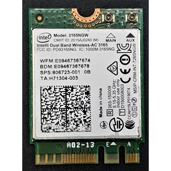 무선 랜 카드 intel 3165AC 433M [SZH-IWA010]