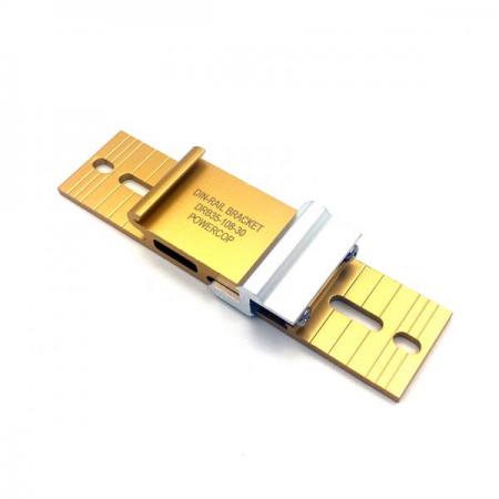 디바이스마트,커넥터/PCB > 터미널블럭 > 단자대 타입 > 조립식단자대(부속품),파워캅(Powercop),딘레일 브라켓 DRB35-108-30,옷걸이처럼 간편하게 탈부착 가능한 딘레일 브라켓 (찬넬 브라켓) / 방열기능 / 35mm 브라켓 전용 / 108(L) x 30(W) x 15(H)mm / 무게 : 42g