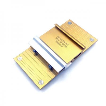 디바이스마트,커넥터/PCB > 터미널블럭 > 단자대 타입 > 조립식단자대(부속품),파워캅(Powercop),딘레일 브라켓 DRB35-108-60,옷걸이처럼 간편하게 탈부착 가능한 딘레일 브라켓 (찬넬 브라켓) / 방열기능 / 35mm 브라켓 전용 / 108(L) x 60(W) x 15(H)mm / 무게 : 91g