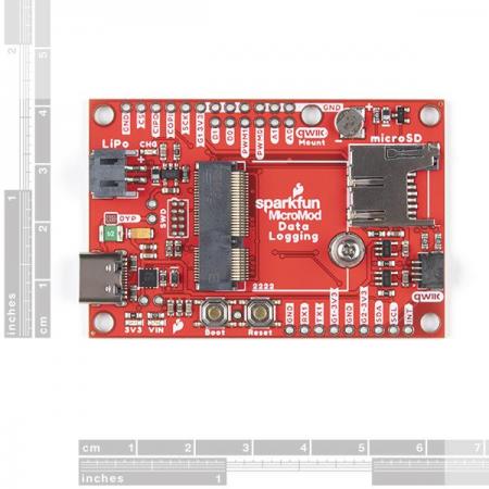 디바이스마트,MCU보드/전자키트 > 전원/신호/저장/응용 > SD/TF/메모리,SparkFun,SparkFun MicroMod Data Logging Carrier Board [DEV-16829],MicroMod 시스템을 사용하여 저전력 데이터 로깅 플랫폼 제공 /  캐리어 보드와 페어링 할 자체 프로세서를 선택 가능