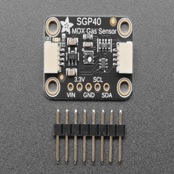 디바이스마트,MCU보드/전자키트 > 센서모듈 > 먼지/가스/연기/불꽃 > 가스/공기질/연기센서,Adafruit,Adafruit SGP40 Air Quality Sensor Breakout - VOC Index - STEMMA QT / Qwiic [ada-4829],SGP40 멀티 픽셀 가스 센서 / 광범위한 휘발성 유기 화합물 (VOC) 및 H2를 감지 / I2C