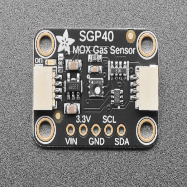 디바이스마트,MCU보드/전자키트 > 센서모듈 > 먼지/가스/연기/불꽃 > 가스/공기질/연기센서,Adafruit,Adafruit SGP40 Air Quality Sensor Breakout - VOC Index - STEMMA QT / Qwiic [ada-4829],SGP40 멀티 픽셀 가스 센서 / 광범위한 휘발성 유기 화합물 (VOC) 및 H2를 감지 / I2C
