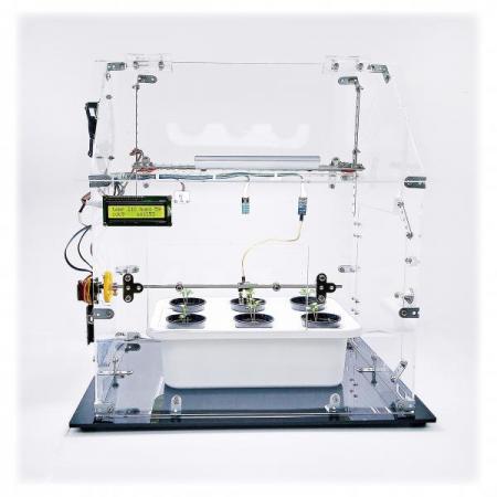 디바이스마트,오픈소스/코딩교육 > 아두이노 > 아두이노 교육용키트,Blueinno,스마트팜 MMB 키트,실재배가 가능한 스마트팜  미니챔버 사이즈와 IoT센서 부착, 고성능 제어보드 및 블루투스, 와이파이 탑재로 앱만들기 + 웹서버Sw 구축하기와 같은 메이커심화과정을 교육할 수 있는 교구입니다.