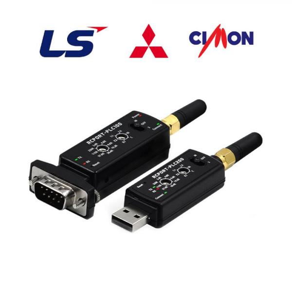 디바이스마트,MCU보드/전자키트 > 통신/네트워크 > 기타 네트워크/통신,(주)칩센,무선 PLC 통신 RCPORT-PLC100 SET (LS산전 - MASTER K, XGB, XGT, 미쯔비시 -MELSEC Q 등등 ),PLC용 RS232 + PC용 USB / 각종 PLC 무선연결 ( LS Electric / Mistsubishi / Cimon / LG / YOKOGAWA 등등 )