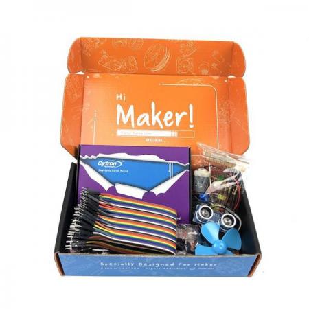 디바이스마트,오픈소스/코딩교육 > 아두이노 > 교육용키트,Cytron,Maker UNO X Learning Box - Everything You Need To Start Making [KIT-MUNOX-START],아두이노 교육·실습 키트 / 학습용 PDF 제공 / 아두이노 우노 호환보드 Maker UNO X, 모터, 프로펠러, 트랜지스터 등 포함