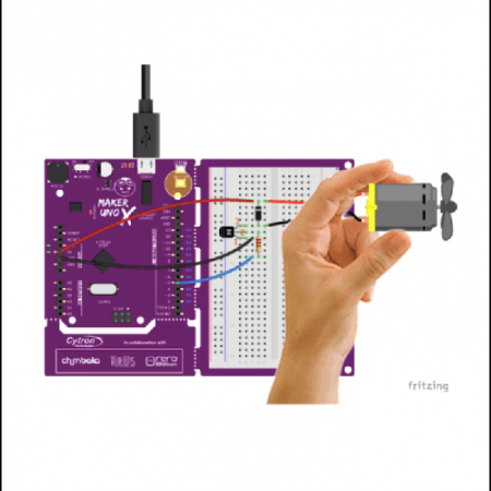 디바이스마트,오픈소스/코딩교육 > 아두이노 > 아두이노 교육용키트,Cytron,Maker UNO X Learning Box - Everything You Need To Start Making [KIT-MUNOX-START],아두이노 교육·실습 키트 / 학습용 PDF 제공 / 아두이노 우노 호환보드 Maker UNO X, 모터, 프로펠러, 트랜지스터 등 포함