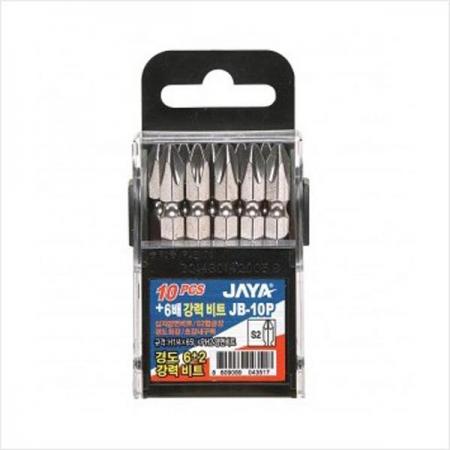 디바이스마트,수공구/전자공구/전동공구 > 전동/엔진공구 > 드릴공구 > 드라이버비트,JAYA,6배 강력 비트 JB-10P,6배 더 강력한 비트 시리즈 입니다.