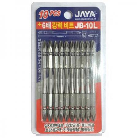 디바이스마트,수공구/전자공구/전동공구 > 전동/엔진공구 > 드릴공구 > 드라이버비트,JAYA,6배 강력 비트 JB-10L(100mm),6배 더 강력한 비트 시리즈 입니다.