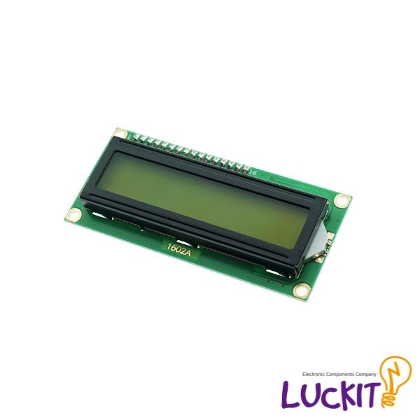 5V 1602 LCD 모듈 +PIN (검정,노랑)