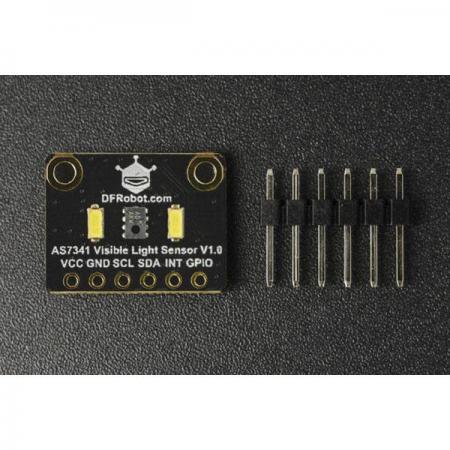 디바이스마트,MCU보드/전자키트 > 센서모듈 > 빛/조도/컬러/UV > 컬러/UV센서,DFROBOT,AS7341 11채널 가시광선 Breakout 보드 (Visible Light Breakout Board) [SEN0365],AS7341 스펙트럼 센서 IC 사용 / 가시광선용 채널 8개 / 3.3V~5V