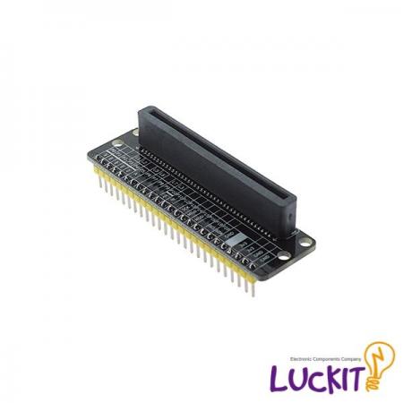디바이스마트,오픈소스/코딩교육 > Micro:Bit > 마이크로비트 확장/변환보드,럭킷,마이크로비트 브레드보드 확장보드,마이크로비트를 브레드보드에 사용할수 있는 확장 모듈 / 모듈에 마이크로비트를 장착하여 브레드보드와 연결하여 다양한 구성으로 사용이 가능