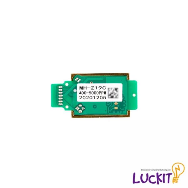 디바이스마트,MCU보드/전자키트 > 센서모듈 > 먼지/가스/연기/불꽃 > 가스/공기질/연기센서,럭킷,이산화탄소 CO2 센서 MH-Z19C,측정범위 : 400~5000ppm / 입력전압 : DC 5V / 방식 : PWM, UART / 작동온도 : -10~50℃