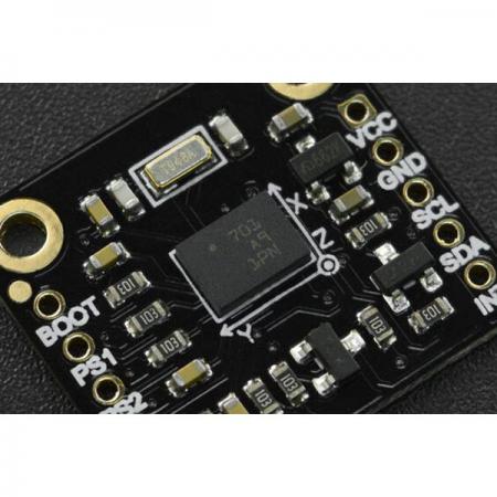 디바이스마트,MCU보드/전자키트 > 센서모듈 > IMU/AHRS(9축 이상),DFROBOT,BNO055 지능형 9축 센서 모듈 [SEN0374],지능형 9축 방향 센서 / 가속도계, 자이로스코프, 지자기센서 / I2C 통신 / 3.3V~5.5V