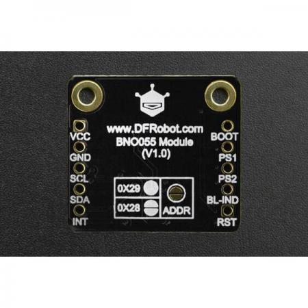 디바이스마트,MCU보드/전자키트 > 센서모듈 > IMU/AHRS(9축 이상),DFROBOT,BNO055 지능형 9축 센서 모듈 [SEN0374],지능형 9축 방향 센서 / 가속도계, 자이로스코프, 지자기센서 / I2C 통신 / 3.3V~5.5V