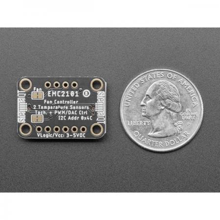 디바이스마트,MCU보드/전자키트 > 버튼/스위치/제어/RTC > 모터/모터컨트롤,Adafruit,EMC2101 I2C PC Fan Controller and Temperature Sensor - STEMMA QT/Qwiic [ada-4808],온도 모니터링 기능이 있는 팬 컨트롤러 /  팬 속도 자동 조정 가능 / 3, 4핀 PC Fan 호환 / I2C 지원