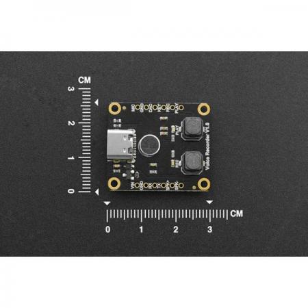 디바이스마트,MCU보드/전자키트 > 음악/앰프/녹음 > 디코더/녹음,DFROBOT,보이스 레코더 모듈 (Voice Recorder Module Breakout) [DFR0745],음성 녹음기 모듈 / 온보드 버튼으로 녹음 및 재생 / 다중 세그먼트 음성 녹음 지원 / 저장용량: 16MB (최대 40분) / 3.3~5V