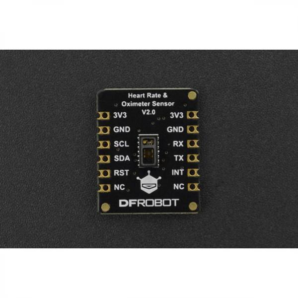 디바이스마트,MCU보드/전자키트 > 센서모듈 > 근전도/심박/바이오 > 근전도/심박센서,DFROBOT,MAX30102 심박, 산소포화도 센서 Breakout Board [SEN0344],광혈류측정 기반의 산소, 심박수 모니터링 바이오 센서 모듈 / 18비트 ADC, 12C 지원 / 3.3V~5V / 18×14mm