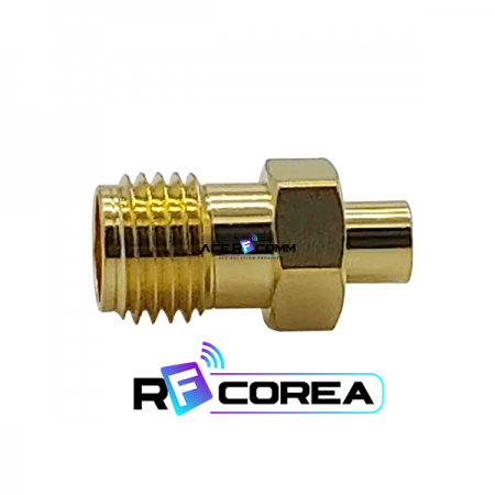 디바이스마트,커넥터/PCB > RF커넥터/케이블 > SMA 커넥터,알에프코리아,CON. SMA (F) 085,일반 RF 용으로 가장 많이 사용되는 커넥터로 DC ~ 18GHz 용의 해당 주파수에서 사용됨, SF/SR085 케이블에 연결되는 형태