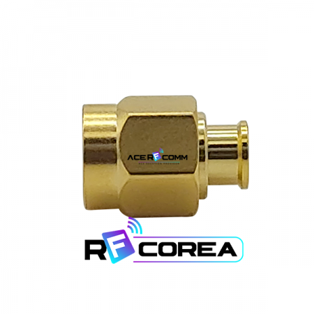 디바이스마트,커넥터/PCB > RF커넥터/케이블 > SMA 커넥터,알에프코리아,CON. SMA (M) ST 141,일반 RF 용으로 가장 많이 사용되는 커넥터로 DC ~ 18GHz 용의 해당 주파수에서 사용됨, SF/SR141 케이블에 연결되는 형태