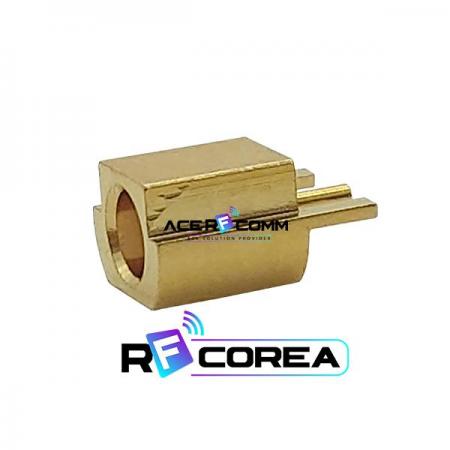 디바이스마트,커넥터/PCB > RF커넥터/케이블 > MCX 커넥터,알에프코리아,CON. MCX (F) End launch,최대 6GHz의 주파수로 작동하는 빠른 잠금(Snap-on coupling) 방식의 소형 커넥터, PCB 에 옆으로 장착되는 커넥터