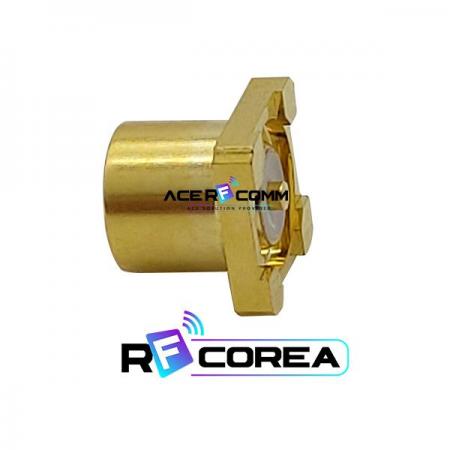 디바이스마트,커넥터/PCB > RF커넥터/케이블 > MCX 커넥터,알에프코리아,CON. MCX (F) SMT PCB,최대 6GHz의 주파수로 작동하는 빠른 잠금(Snap-on coupling) 방식의 소형 커넥터, PCB 에 SMT방식으로 장착되는 커넥터