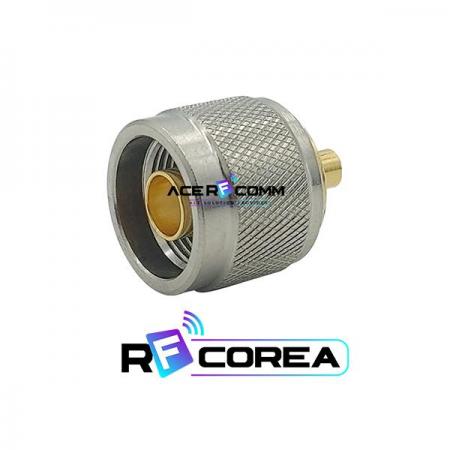 디바이스마트,커넥터/PCB > RF커넥터/케이블 > N 커넥터,알에프코리아,CON. N (M) 141,최대 18GHz까지 작동 할 수있는 나사산, 내후성, 중간 크기 RF 커넥터임, 공식적으로는 최대 11GHz까지 작동하며, SF/SR141 케이블에 결합됨