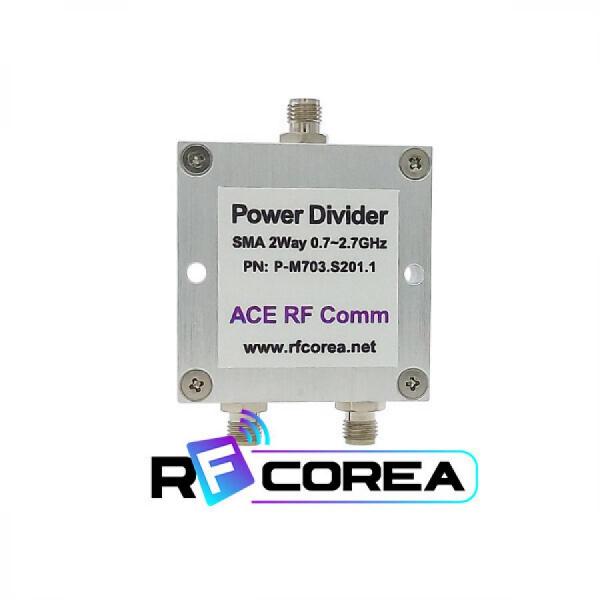 디바이스마트,커넥터/PCB > RF커넥터/케이블 > 기타 > 전력분배기,알에프코리아,전력분배기 (Power Divider), SMA 2Way 1Watt 0.7~2.7GHz,RF 전력 분배기는 손실을 최소화하면서 입력 신호를 둘 이상의 출력 신호로 분할하는 수동 RF 기기, 이동통신 및 5G용