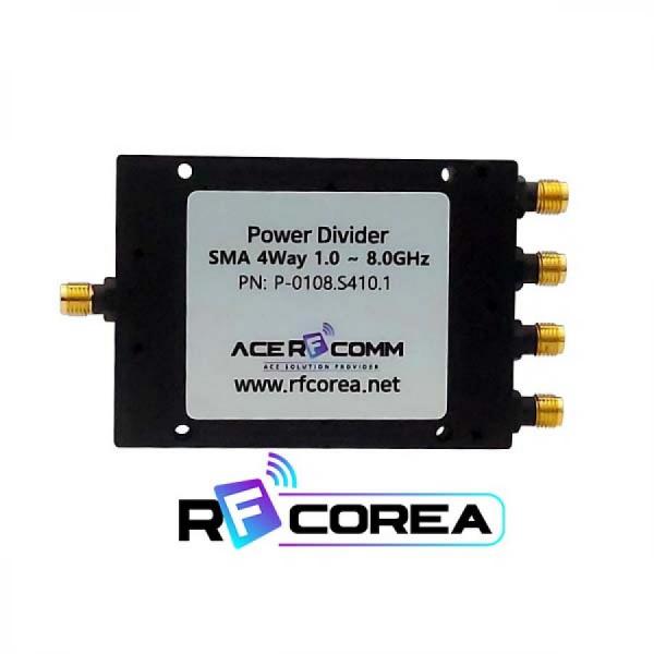 디바이스마트,커넥터/PCB > RF커넥터/케이블 > 기타 > 전력분배기,알에프코리아,전력분배기 (Power Divider), SMA 4Way 10Watt 1~8GHz,RF 전력 분배기는 손실을 최소화하면서 입력 신호를 둘 이상의 출력 신호로 분할하는 수동 RF 기기, 이동통신 및 5G용