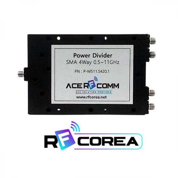디바이스마트,커넥터/PCB > RF커넥터/케이블 > 기타 > 전력분배기,알에프코리아,전력분배기 (Power Divider), SMA 4Way 20Watt 0.5~11GHz,RF 전력 분배기는 손실을 최소화하면서 입력 신호를 둘 이상의 출력 신호로 분할하는 수동 RF 기기, 이동통신 및 5G용