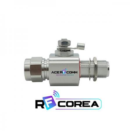 디바이스마트,커넥터/PCB > RF커넥터/케이블 > 기타 > 어레스터,알에프코리아,어레스터/피뢰기 (Surge Arrestor), N Male * N Female, Gastube DC~3GHz,갑작스런 과전압(Surge)으로 부터 고가의 장비등을 보호 하려고 사용하는 제품, 이동통신용