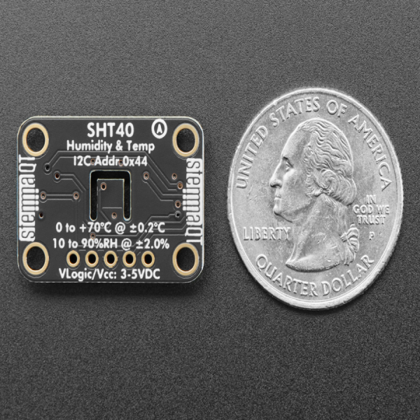 디바이스마트,MCU보드/전자키트 > 센서모듈 > 온도/습도 > 온습도겸용,Adafruit,Sensirion SHT40 Temperature & Humidity Sensor - STEMMA QT/Qwiic [ada-4885],온습도 센서 / 상대 습도 정확도 최대 ±1.8 % RH / 온도 정확도 최대 ±0.2 °C / I2C 인터페이스 / 전압 3.3 ~ 5V