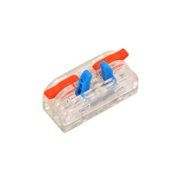 디바이스마트,케이블/전선 > 무탈피/탈피 커넥터 > 탈피 커넥터,칩센,꽂음형 전선연결 커넥터 PCT-2-2Q,전선과 전선을 연결할 때 두가닥 연결이 가능한 듀얼타입 (2:2 연결)의 커넥터 제품입니다 / 색상 : 투명 / 0.08~4.0㎟