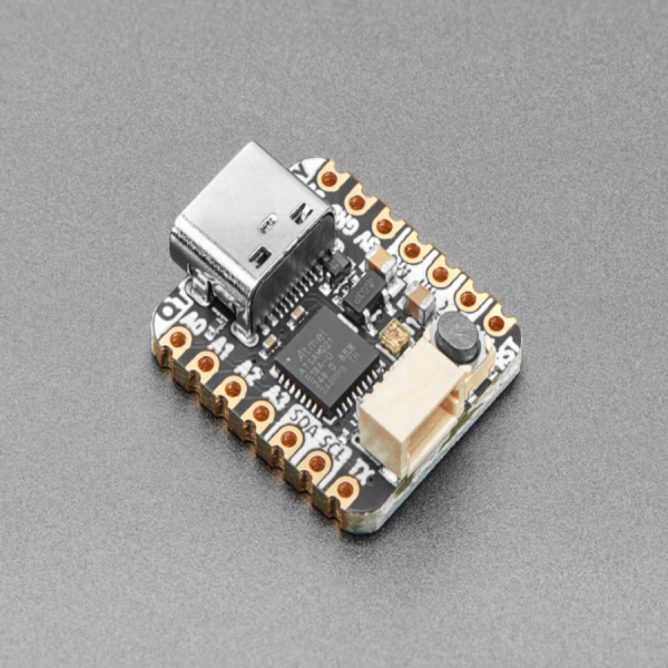 디바이스마트,MCU보드/전자키트 > 프로세서/개발보드 > ARM > Cortex-M0+,Adafruit,QT Py - SAMD21 Dev Board with STEMMA QT [ada-4600],ATSAMD21E18 32비트 Cortex M0+ -48MHz 32비트 프로세서 / Flash 256KB , RAM 32KB / C타입 커넥터 / GPIO 핀 11개 / Seeed Xiao와 동일한 사이즈, 폼팩터, 핀아웃