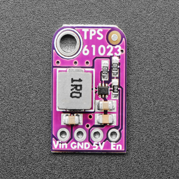 디바이스마트,MCU보드/전자키트 > 전원/신호/저장/응용 > 레벨컨버터/전압관리,Adafruit,Adafruit MiniBoost 5V @ 1A-TPS61023 [ada-4654],2~5VDC 공급으로 최대 5V 1A / TPS61023 칩 사용 / 2~3개의 알카라인 또는 단일 리튬 배터리를 사용하는 프로젝트에 적합