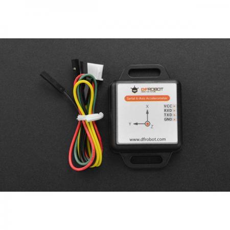 디바이스마트,MCU보드/전자키트 > 센서모듈 > 가속도/자이로/지자기센서,DFROBOT,Serial 6축 가속도계 (Arduino 호환) [SEN0386],6축 가속도계 / 칼만 필터 알고리즘 / 전압 안정기 회로 내장 / 전압 3.3~5V / 크기 51.3 * 36 * 10mm