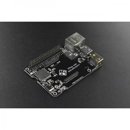 디바이스마트,오픈소스/코딩교육 > 라즈베리파이 > 라즈베리파이 확장보드/HAT,DFROBOT,PiTray mini (Raspberry Pi Compute Module 4 호환) [DFR0827],라즈베리파이 Compute Module 4 확장 보드 / USB 2.0, HDMI 및 HAT 커넥터 / 기가비트 이더넷 RJ45 및 MicroSD 소켓 / 85mm x 56mm