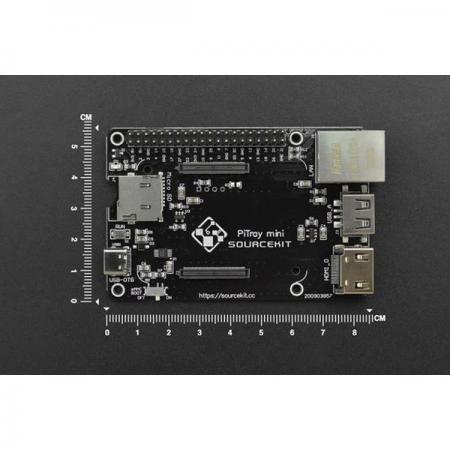 디바이스마트,오픈소스/코딩교육 > 라즈베리파이 > 라즈베리파이 확장보드/HAT,DFROBOT,PiTray mini (Raspberry Pi Compute Module 4 호환) [DFR0827],라즈베리파이 Compute Module 4 확장 보드 / USB 2.0, HDMI 및 HAT 커넥터 / 기가비트 이더넷 RJ45 및 MicroSD 소켓 / 85mm x 56mm