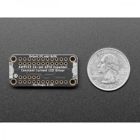 디바이스마트,오픈소스/코딩교육 > 아두이노 > 아두이노 호환보드,Adafruit,AW9523 GPIO Expander and LED Driver Breakout - STEMMA QT/Qwiic [ada-4886],I/O핀 16개 / LED 드라이브 모드에서 8비트 선형 디밍 / 4개의 I2C 주소 옵션 / 작동 전압 2.5V ~ 5.5V / 아두이노, 라즈베리파이 호환