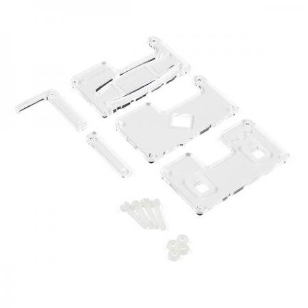 디바이스마트,오픈소스/코딩교육 > Micro:Bit > 마이크로비트 케이스/악세사리,SparkFun,MI:pro Protector Case for micro:bit V2 [PRT-17867],마이크로비트 V1, V2 보호 케이스 / 버튼, 포트 액세스 가능 / 케이스 뒷면에 배터리 팩 부착 가능