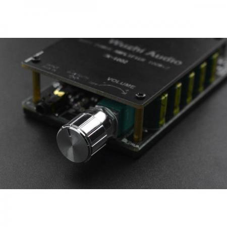 디바이스마트,MCU보드/전자키트 > 음악/앰프/녹음 > 앰프/증폭,DFROBOT,HIFI 디지털 블루투스 앰프 - 100W * 2 [DFR0804],전원 공급 5-27V / 입력 AUX + Bluetooth 5.0 / 출력 100W*2 / 스테레오 / 50W-300W, 4Ω-8Ω 스피커 호환