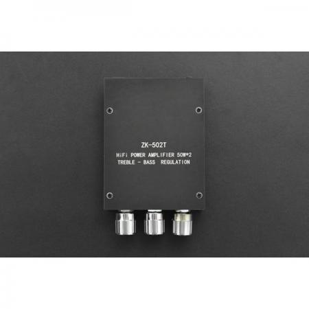 디바이스마트,MCU보드/전자키트 > 음악/앰프/녹음 > 앰프/증폭,DFROBOT,Bass Treble 블루투스 앰프 - 50W * 2 [DFR0806],저음 및 고음역대 독립 제어 가능 / 전원 공급 9-24V / 입력 AUX + Bluetooth 5.0 / 출력 50W*2 / 스테레오 / 15W-100W, 4Ω-8Ω 스피커 호환