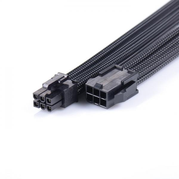 튜닝케이블 연장타입 PCI-e 6 (25cm) 블랙