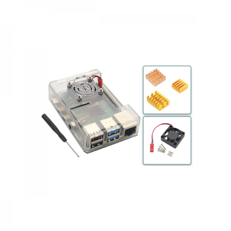 디바이스마트,오픈소스/코딩교육 > 라즈베리파이 > 라즈베리파이 케이스,유니즈,라즈베리파이 3B+/4B 케이스 세트,라즈베리파이 케이스+방열판+미니 드라이버 세트 입니다 (라즈베리파이 3B+/4B 호환)