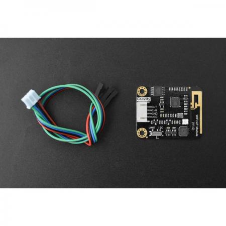 디바이스마트,MCU보드/전자키트 > 통신/네트워크 > 와이파이,DFROBOT,Gravity: 와이파이 IoT 모듈 (WiFi IoT Module) [TEL0126],Arduino IDE, MakeCode, Easy IoT, ThingSpeak 플랫폼 지원 / 마이크로비트, 아두이노, STM32에서 사용 가능 / UART 및 I2C 통신 / 3.3V~5.5V / IEEE802.11b/g/n / 2.4GHz