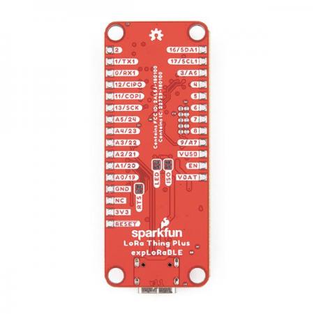 디바이스마트,MCU보드/전자키트 > 통신/네트워크 > RF/LoRa,SparkFun,SparkFun LoRa Thing Plus - expLoRaBLE [WRL-17506],NM180100 SiP 내장 Feather-footprint 개발 보드 / 868MHz 및 915MHz 대역, BLE 지원 / 24 GPIO / Qwiic 및 U.FL 커넥터 / 3.3V