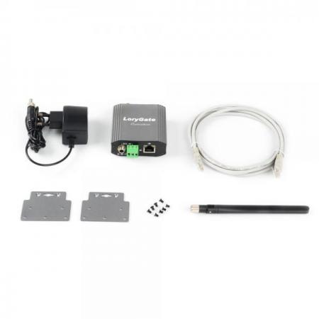 디바이스마트,MCU보드/전자키트 > 통신/네트워크 > RF/LoRa,시스템베이스,LoryGate-1011RIE,LoRa to Ethernet 소형 유무선 디바이스 서버 / 1포트의 RS232 콘솔 제공 / 테스트, 설정 유틸리티 LoryGateView 제공
