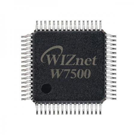 디바이스마트,반도체/전자부품 > 인터페이스 IC > 네트워크/통신,WIZNET,W7500,사물 인터넷에 필요한 다양한 임베디드 애플리케이션 플랫폼 원칩 솔루션 / ARM Cortex-M0, 128KB Flash and hardwired TCP/IP core