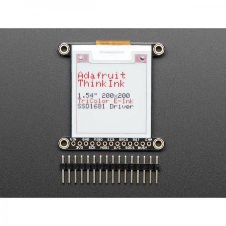 디바이스마트,MCU보드/전자키트 > 디스플레이 > LCD/OLED,Adafruit,1.54inch Tri-Color eInk/ePaper 200x200 Display with SRAM - SSD1681 Driver [ada-4868],1.54인치 eInk/ePaper 디스플레이 / 전원 차단시에도 이미지 볼 수 있음 / microSD 슬롯 / 3V, 5V 로직 호환